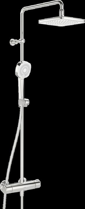 Hansa Armaturen GmbH Hansamicra douchesysteem w. douche therm. KBR 20cm HBR d 95mm chroom