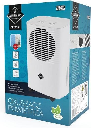 Actual product image Eldom Dehumidifier 2 levels of air circulation Humidity indicator 24-hour timer Performance (20 m², 48.00 l/24h)