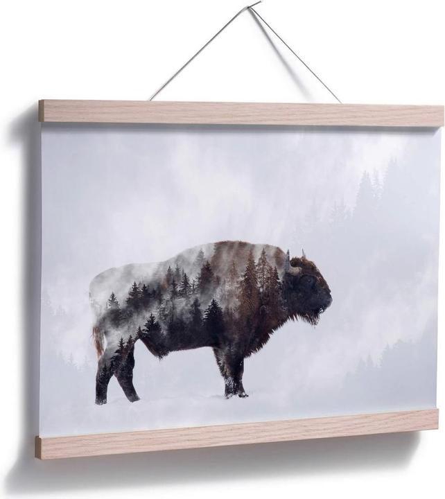 Produktbild Trenddeko Der Bison (60 x 50 cm)