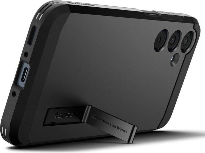 Actual product image Spigen Tough Armor Sam A35 5G czarny/black ACS07517 (Samsung Galaxy A35)