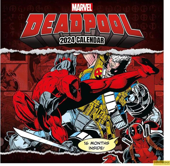 Immagine prodotto Pyramid Calendario Marvel 2024 Deadpool (30 x 30 cm, Inglese)
