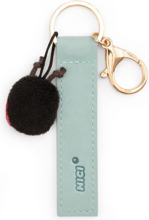 Produktbild Magni NICI Schlüsselanhänger Du schaffst das! Kunstlederband mit Marienkäfer türkis 10cm