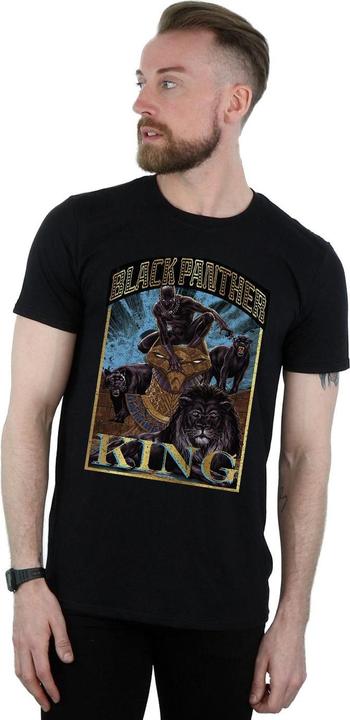 Actual product image Mens Black Panther Homage T-Shirt (XL)