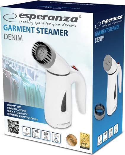 Immagine prodotto Esperanza EHI007 Garment Steam Straightener Spazzola a vapore portatile (700 W, 18 g/min)