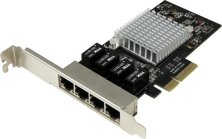 Image du produit StarTech Carte d'interface réseau Gigabit 4 ports - PCIe (PCI-E x4)