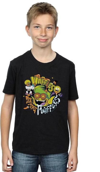 Image du produit - T-shirt TEEN TITANS GO WAFFLE MANIA - Garçon (152, 158)
