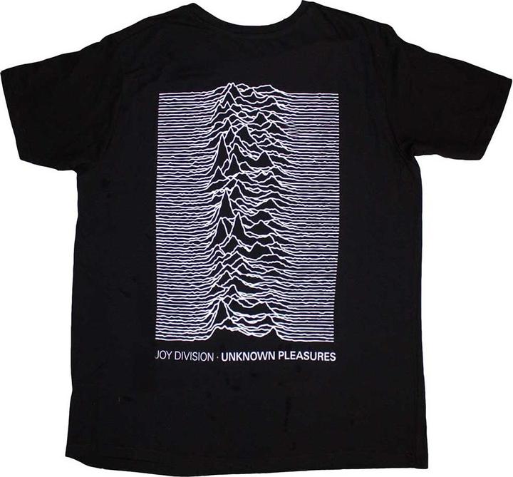 Actual product image Joy Division Unisex Adult Pulsar Pocket Wave Back Print T-Shirt (S)