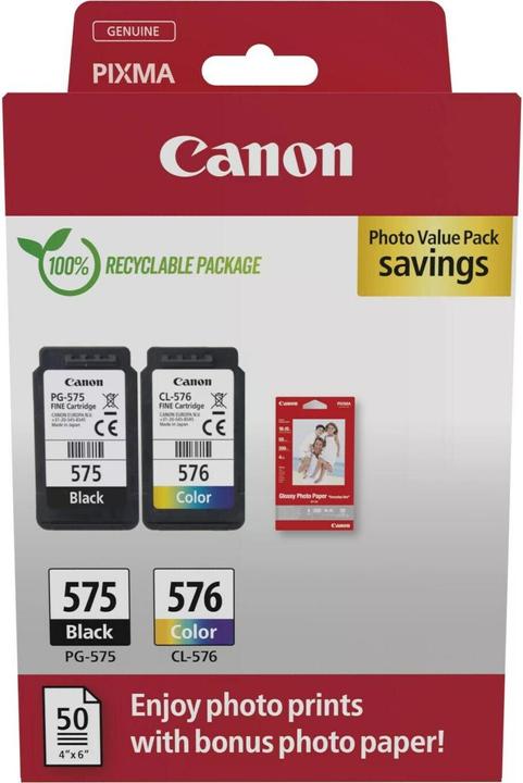 Canon PG-575/CL-576 (M, FC, C, Y)