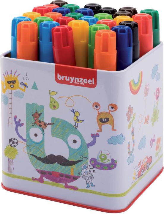 Image du produit Bruynzeel Feutres épais en tube, 30 pièces. (30 x)