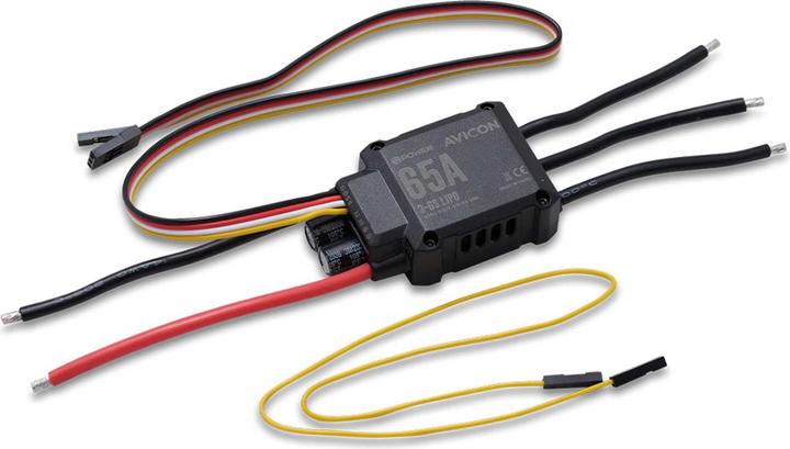 Actual product image D-Power AVICON PRO 65A LV S-BEC Brushless Regler