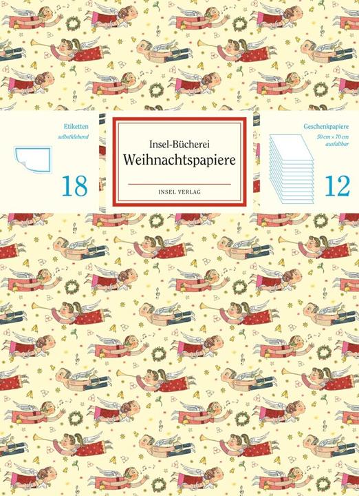 Actual product image Library Christmas papers (Wrapping paper)