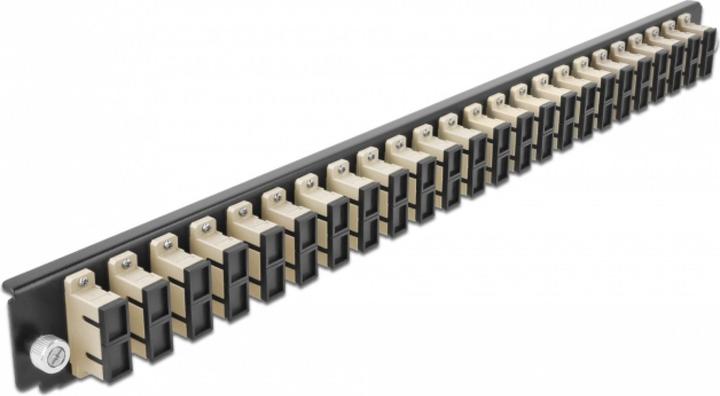 Produktbild Delock Rack-Montageblech für Glasfaser-Spleissbox (CAT6, 0.04 m)