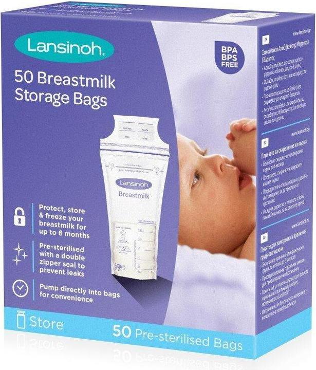 Image du produit Lansinoh Sacs de stockage du lait maternel