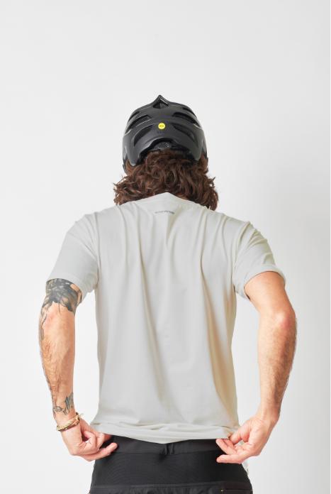 Actual product image dirtlej Supima T-shirt, cream/red, XXL (XXL)