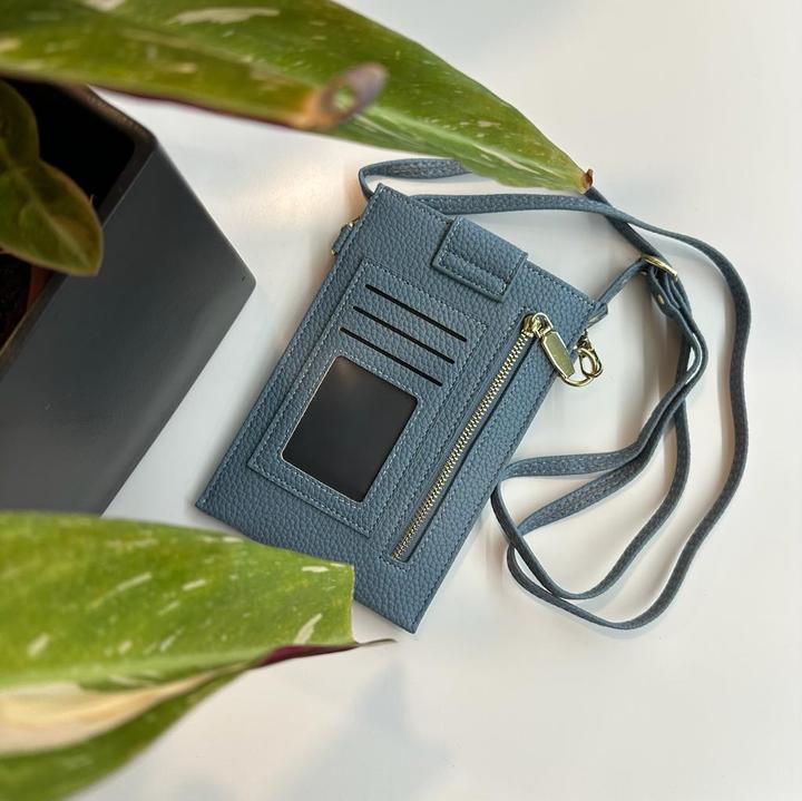 Produktbild PhoneLook Elegantes umhänge Etui universel für Smartphone bis 6.7 Zoll aus mit Brieftasche (Apple iPhone 15)