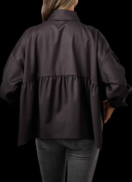 Actual product image Drykorn Oversized Flanna Blouse Long Sleeve Black (M)