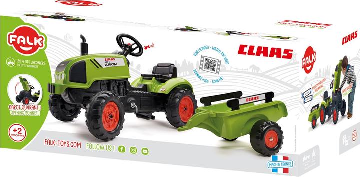 Produktbild Falk Toys Claas Traktor + Anh. M