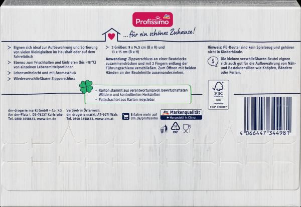 Produktbild dm Profissimo Haushaltsbeutel Mini (50 x)