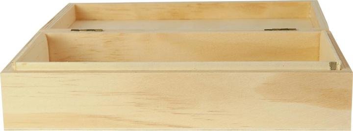 Image du produit Natura Punto Boîte en bois avec couvercle, naturel, 22 x 12 x 5,5 cm