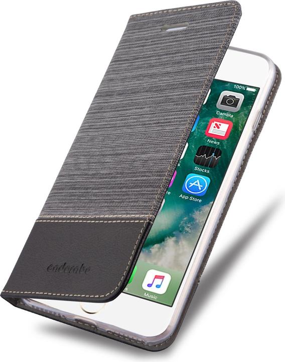 Image du produit Cadorabo Book Jeans Optik Cover (Apple iPhone 7 Plus, Apple iPhone 7s Plus)