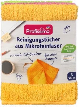 Produktbild dm Profissimo Reinigungstücher aus Mikrofeinfaser (3 Stk.)
