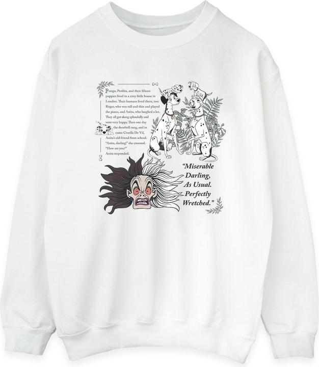 Disney 101 Dalmatians Miserable Darling Sweatshirt (M)