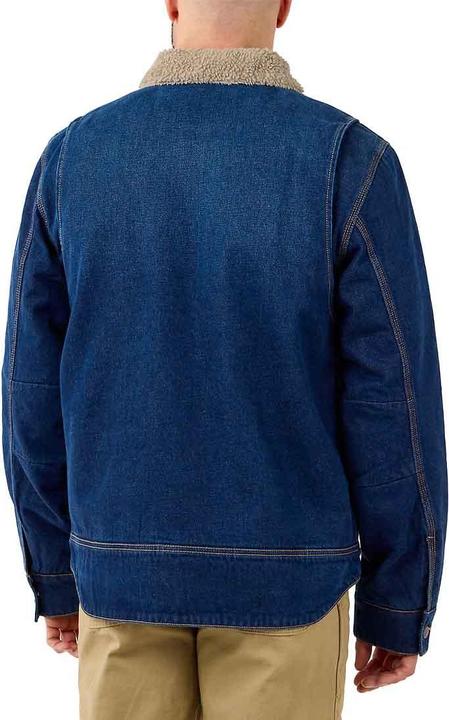Actual product image Carhartt Relaxed Denim Sherpa Lined Jacket (S)