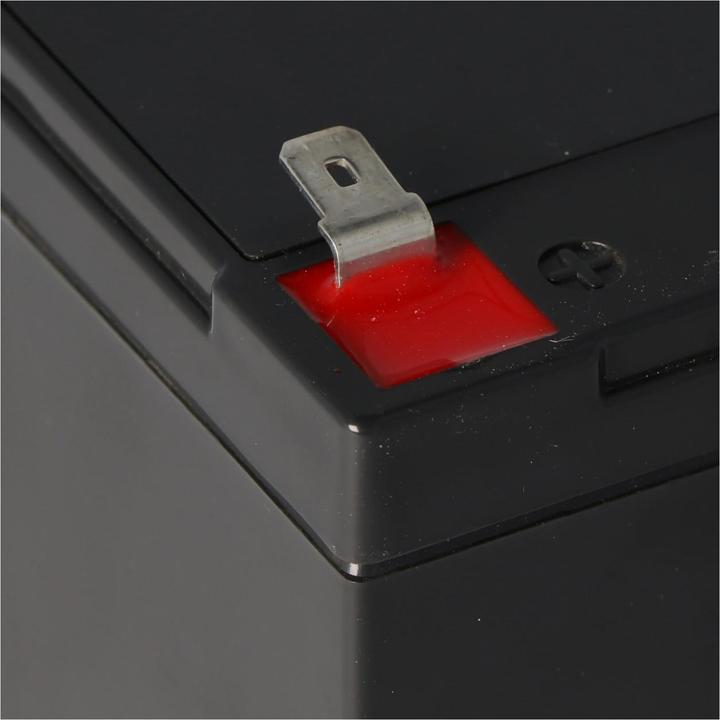 Actual product image Kung Long Battery WP7.2-12A, Faston 6.3mm plug contacts (12V)