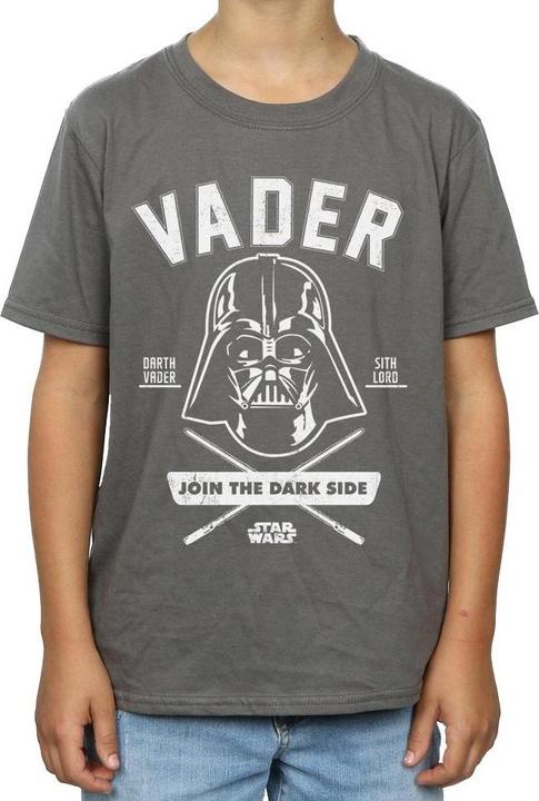 Actual product image Star Wars Boys Darth Vader Collegiate T-Shirt (128)