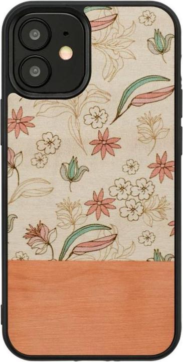 Image du produit Man&Wood coque pour iPhone 12 mini rose flower black (Apple iPhone 12 mini)