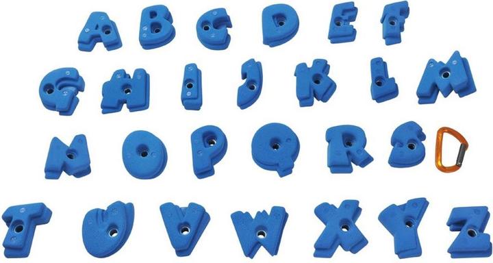 Actual product image Entre Prises Climbing holds set alphabet (Dark green)