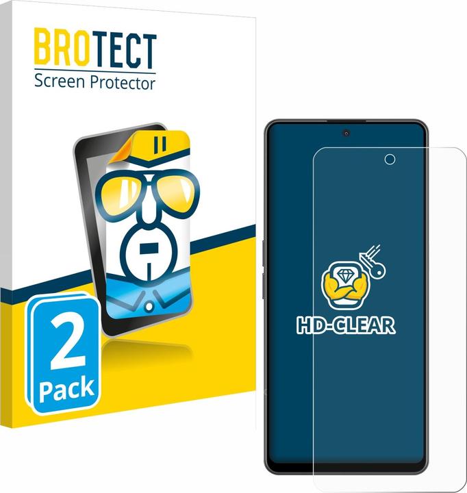 Actual product image BROTECT Screen Protector Clear (2 Piece, Oppo Find X3 Lite 5G)