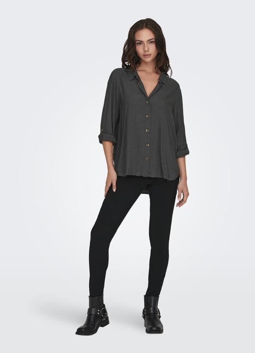Image du produit JdY Coupe ample Col chemise Manches retroussées Manches volumineuses Chemise Top (XS)