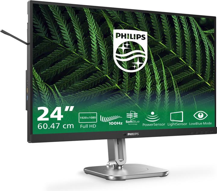 Actual product image Philips 60,5cm (23,8") 24B2G5200 16:09 HDMI+DP+USB darkgrey (1920 x 1080 pixels, 23.80")