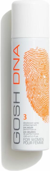 Actual product image Gosh DNA 3 deodorant spray for women 150 ml (Spray, 150 ml)