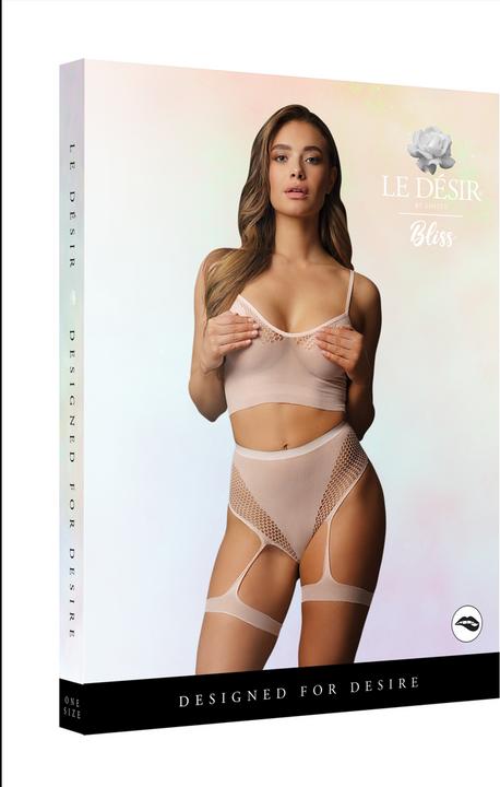 Immagine prodotto Le Désir 2PC Bra set with garters - O/S (Taglia unica)