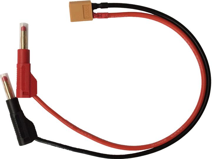 Image du produit Muldental Cordon de charge XT60 avec fiche banane 4mm