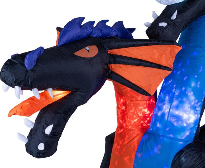 Immagine prodotto Europalms Drago gonfiabile di Halloween, animato, 208 cm