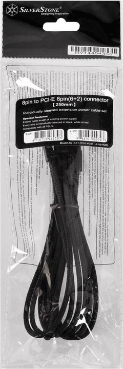 Actual product image Silverstone Current extension cable