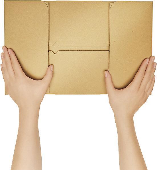 Image du produit kaiserkraft Carton de préparation de commandes, petit modèle, simple cannelure, dim. int. (1 x)