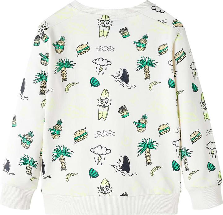 Produktbild VidaXL Kinder-Sweatshirt Helles Ecru 104,Material: 80 % Baumwolle (104)