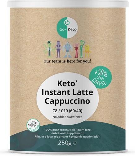 Produktbild Go-Keto Instant Keto Latte Cappuccino (1 Stück, Pulver, 0.25 g)