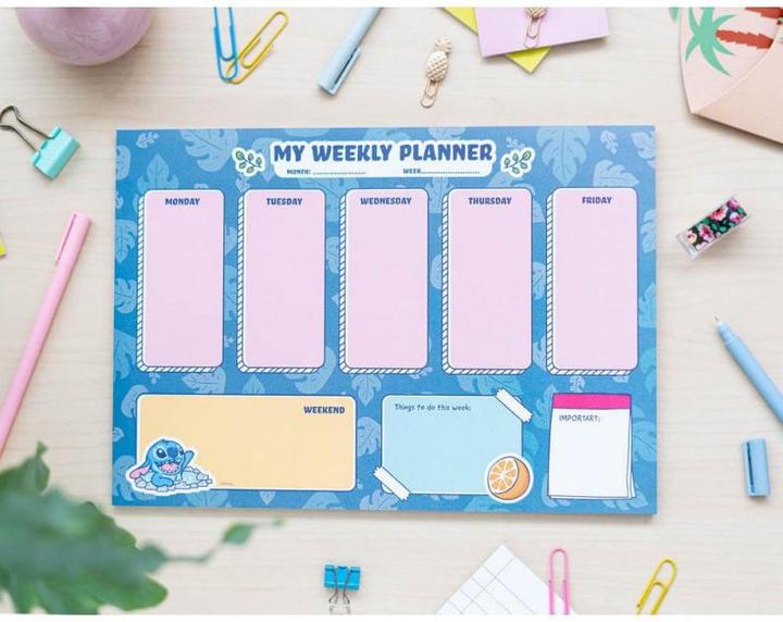 Immagine prodotto Disney Stitch - agenda settimanale 54 pagine A4 (A4)