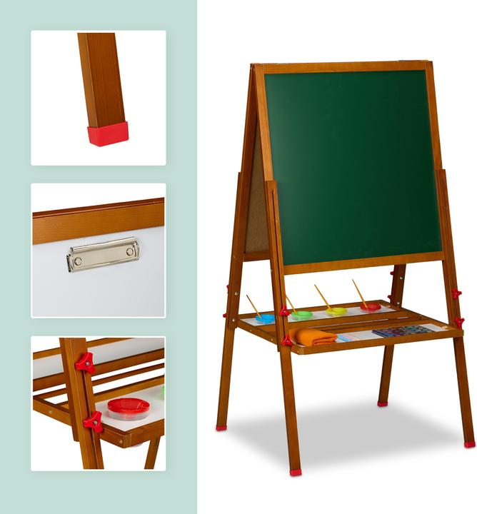Actual product image Relaxdays Children's easel board