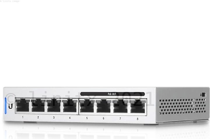 Actual product image Ubiquiti Unifi Switch US-8-60W-5 Set:8 Port (8 Ports)