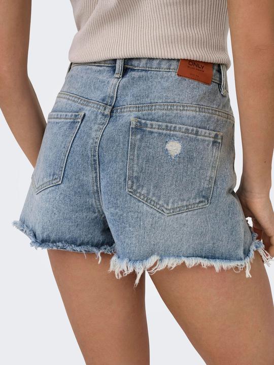 Produktbild Only ONLPACY Hohe Taille Normal geschnitten Jeans-Shorts Jeans-Shorts (M)