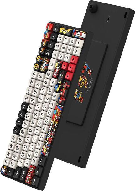 Actual product image Iqunix F97 Graffiti Slate Wireless Gaming Keyboard, RGB - Moonstone Switches (DE, Wireless)