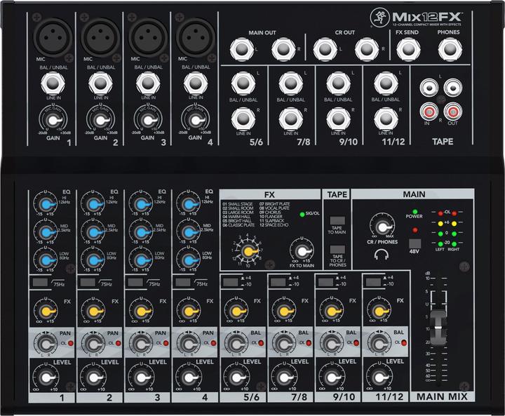 Produktbild Mackie Mix12FX (Studio- und Livemixer)