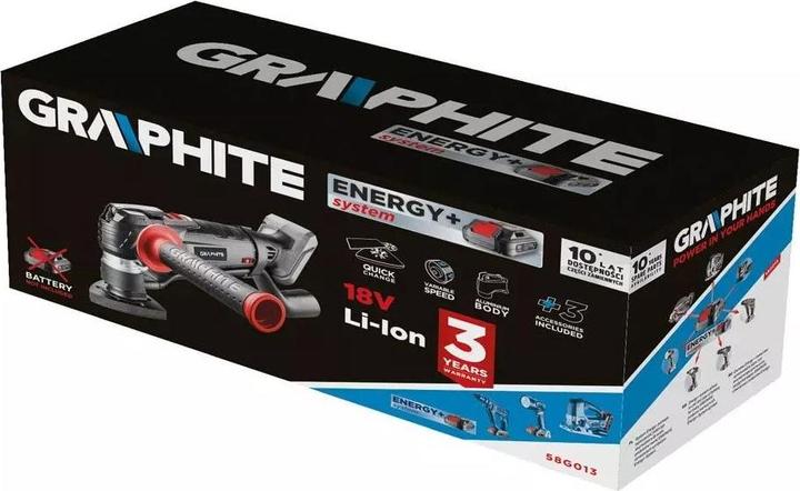 Actual product image Graphite Urządzenie wielofunkcyjne Energy+ 18V (58G013)