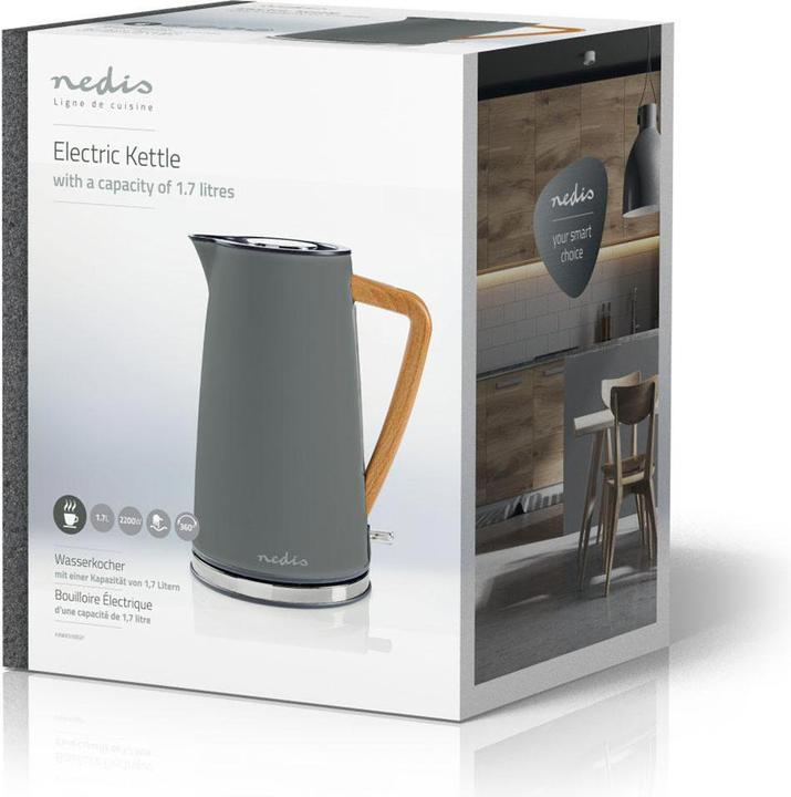 Image du produit Nedis Bouilloire électrique (1.70 l, Prise UE)